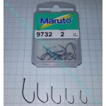 Háček Maruto 9732 černý s očkem 10 kusů