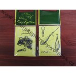 Obratlík závěsový Carp System 10 kusů