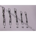 Karabinka dvojitá 10 ks