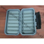 Krabička na mušky a strýmry šedá- velká