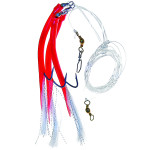 Návazec Paprika červená s třásněmi Ice Fish
