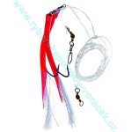 Návazec Paprika červená s třásněmi Ice Fish