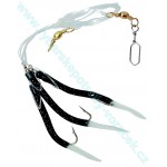 Návazec Paprika černá s fluo koncem Ice Fish