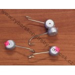 Marmyška stříbrná-červená