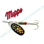 Mepps Black Fury stříbrná-žlutý puntík