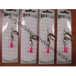 třpytka rotačka ICE fish - puntík