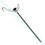 Držák do země na prut otočný