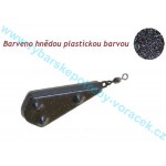 Olovo - Labe s obratlíkem barvená hnědou plastickou barvou