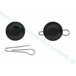 Čeburaška černá jigová hlavička