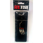 Návazec na sledě ICE fish 3x háček FOLIE
