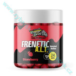 Dipovaný boilies Jahoda Carp Only Frenetic A.L.T. 24 mm 250 ml