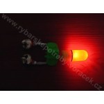 Rolnička dvojitá svítící červená